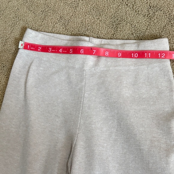 Women's V-Neck Sweater and pants set  in Tan - Picture 5 of 10